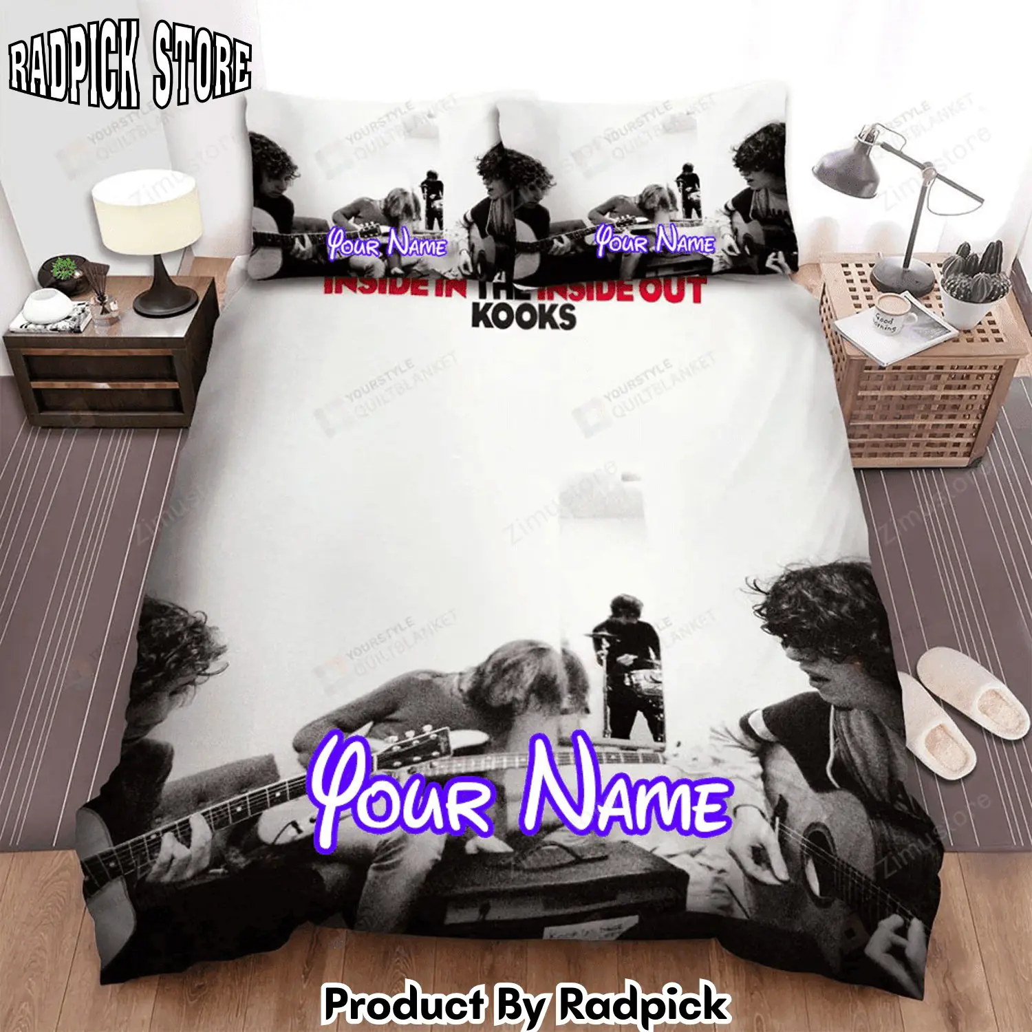 Radpick the kooks band album inside ininside out bed sheets spread comforter duvet cover personalized name bedding sets rp3271161